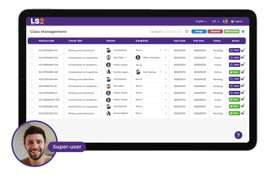 Soria connected to Microsoft 365, Moodle and institutional systems
